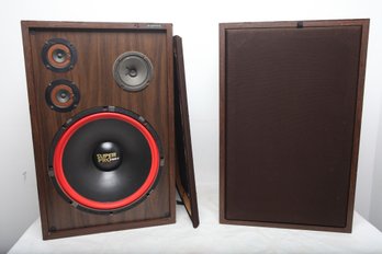 Vintage 15' Gemini Cabinet Speakers W/replaced Subwoofers ~ Tested & Work