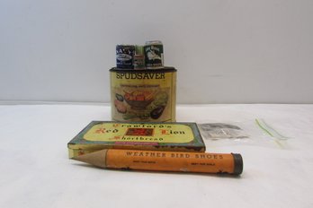 Vintage Tin Advertising Lot