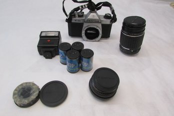 Pentax Camera Lot:  Untested