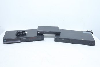 3- Pre-owned Blu-ray Players Panasonic, Samsung & LG