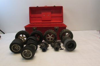 RC Race Car Tires And Motors    MOTORS UNTESTED