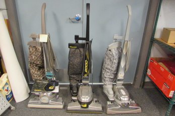 Kirby Vacuum Lot Of 3, Bags And Accessories    2  WORKING  1 FOR PARTS OR REPAIR
