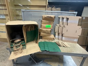 Group Of Bags And Boxes