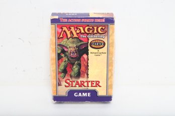 VTG Magic The Gathering 1999 Starter Game In Original Packaging W/Rulebook, Play-guide & 2 Playmats