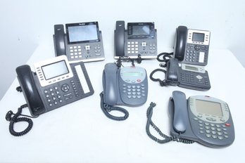 7 Preowned Office Phones, Yealink, Avaya & Grandstream