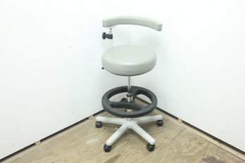 Dentist Assistant's Stool With Procedure Arm