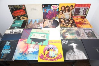 21 Vintage Vinyl Records: Frank Zappa, Wishbone Ash, Pink Floyd, Talking Heads, Blues & More!!