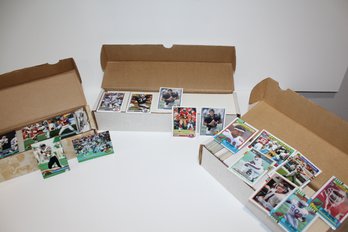 3 Long Boxes - 1991 Upper Deck - 1991 Stadium Club - Mix Box With Rookies