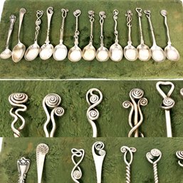 Unique Sterling Silver Spoon Collection 120 Gram In Bartens & Rice Box