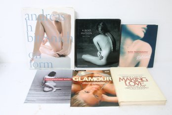 Group Of Professional Photo Books With Or About Nude Portraits