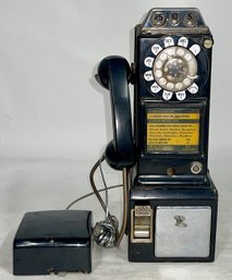1950-60's Wall Mount Pay Telephone