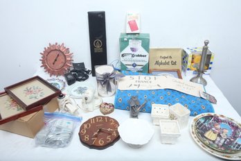 Large Mixed Box Lot Of Assorted Household & Decorative Items