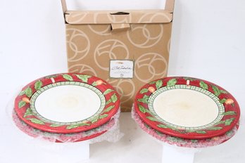 Department 56 Timberlake Dinner Plates Set Of 4 - New Old Stock