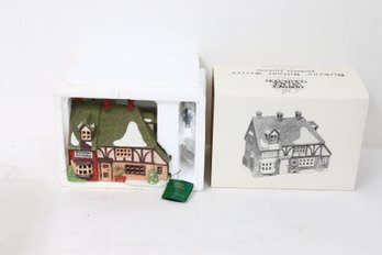 Department 56 Dickens Village Series - Nicholas Nickleby Cottage - Porcelain Hand Painted - New Old Stock