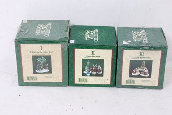 Department 56 Heritage Village Collection - Twelve Days Of Christmas Accessories (#I,II,III) - New Old Stock