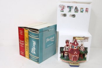 Department 56 Storybook Village Collection - Queen's House Of Cards - New Old Stock