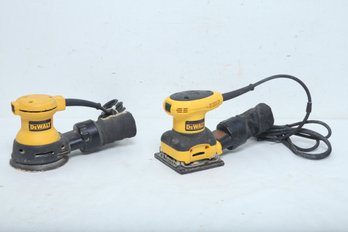 DeWalt Corded Sanders: Palm Sander & Random Orbit Palm Sander