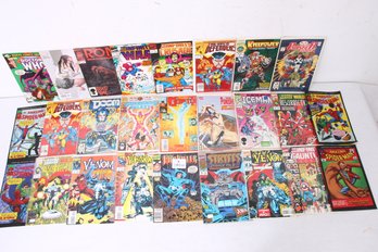 Group Of Marvel Comic Books Incl The Punisher, Venom, Iceman, Spiderman & More