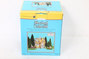 Department 56 Storybook Village Collection - Raggedy Ann And Andy's Patchwork House - New Old Stock