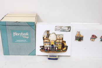 Department 56 Storybook Village Collection - Humpty Dumpty Cafe Lighted Building & Accessories - New Old Stock