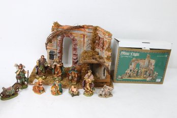 Department 56 SILENT NIGHT Away In A Manger Nativity Set Of 11
