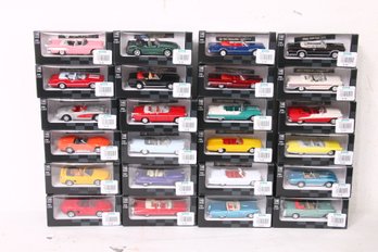 Box Of 24 New-Ray City Cruiser Collection Die Cast Cars 1/43 Scale - NEW