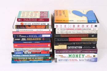 Large Group Of Motivational And Sales Educational Books - From John Maxwell, Dale Carnegie, Zig Ziglar & More