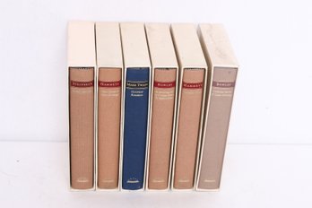 GROUP OF 6 THE LIBRARY OF AMERICA NOVELS SUBSCRIBER EDITION HARD COVER BOOKS