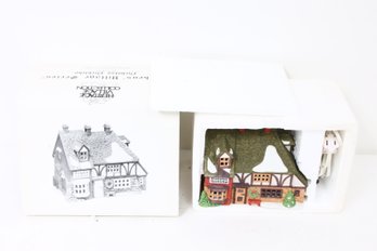 Department 56 Dickens Village Series Nicholas Nickleby Cottage - Hand Painted Lighted House - New Old Stock