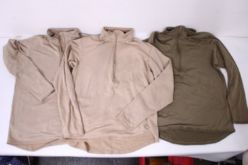 Group Of 3 Gen III Peckham US Army Mid Weight Cold Weather Shirts