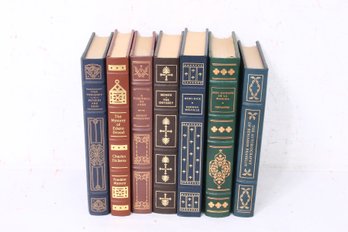 Group Of Franklin Library Leather Bound Hardcover Books - All Unread