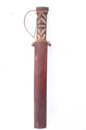 Vintage African Wooden Ceremonial Tribe Sword