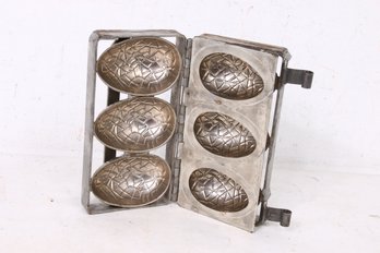 Vintage Rare Large Three Easter Eggs Chocolate Mold