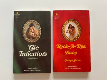 2 Midwood Books 175-1: Rock-A-Bye, Baby By George Shaw 38-316: The Inheritors By Odda Delazzo
