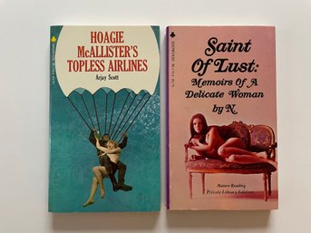 2  Midwood Books 175-8 Topless Airlines Arjay Scott 175-5 Saint Of Lust Momoirs Of A Delicate Woman