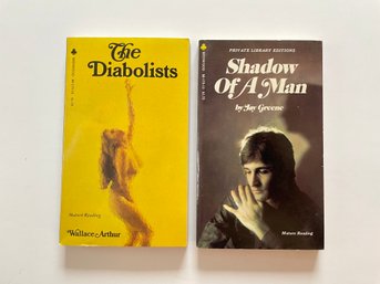 2  Private LibraryMidwood Books 175-16: The Diabolists By Wallace Arthur 175-13: Shadow Of A Man By Jay Greene