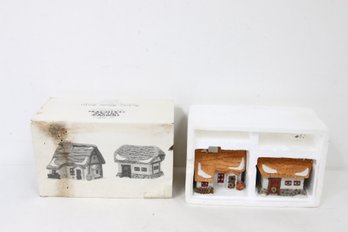 Department 56 Heritage Village Dickens Village Series Barley Bree Farmhouse & Barn Lighted - New Old Stock
