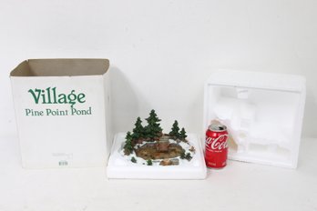 Department 56 Village Pine Point Pond - New Old Stock