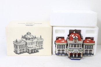 Department 56 Heritage Village Dickens Village Series Victoria Station Building Lighted - New Old Stock