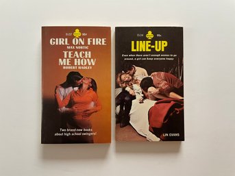 2 1970 NOS Midwood B 35-244: Line-Up By Lin Evans & 35-237: Girl On Fire Max Nortic  Teach Me By Robert Hadley