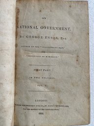 1810 ON NATIONAL GOVERNMENT, BY GEORGE ENSOR A Champion For The Poor