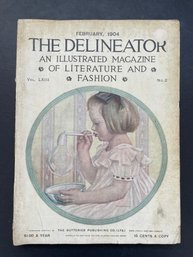 WOMEN'S MAGAZINE: 1904 THE DELINIATOR Fashion, Art, Literature, Cream Of Wheat Ad, L. M. Montgomery Story