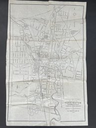 1915 MAP Of Torrington, CT By Henry G. Brothwell, Price & Lee