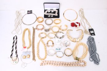 Large Group Of High Quality Costume Fashion Jewelry - Included Some Designer Pieces