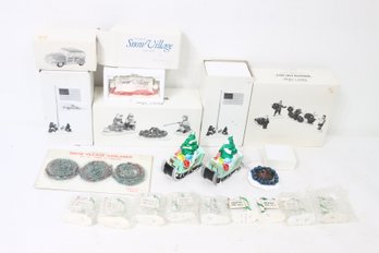 Department 56 The Original Snow Village Grouping Of Figurines & Accessories - New Old Stock