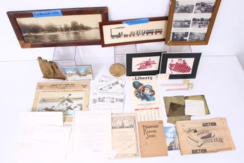 Large Group Of Vintage Danbury CT Advertising Pieces, Danbury Fair Items, Danbury Collectibles And More