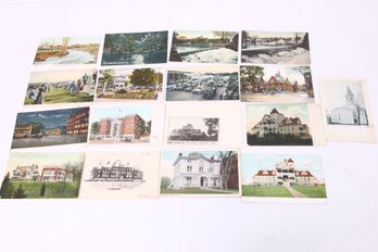 Group Of Antique Danbury CT Postcards - From Early 1900's