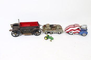 Group Of Vintage Toys Vehicles