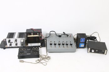 Group Of Vintage Electronics Including PEAVEY IA 10/4