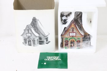 Department 56 Heritage Village North Pole Series - Popcorn & Cranberry House - New Old Stock